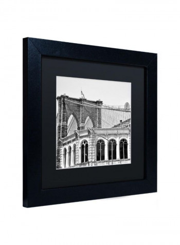 Brooklyn Bridge 1 Wall Art Black/White 11 x 11inch