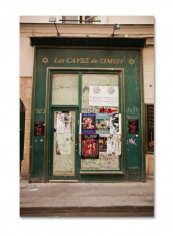 Les Caves De Simon Canvas Wall Art Multicolour 12 x 19inch