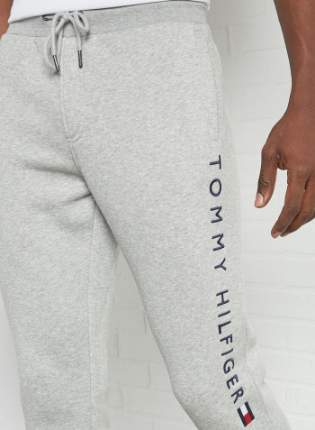 Logo Leg Fleece Joggers Medium Grey Heather