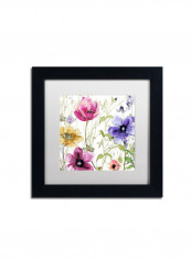 Summer Diary I Framed Wall Art Multicolour 11 x 11inch
