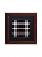 Group 05 A Wooden Framed Wall Art Multicolour 11 x 11inch