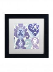 Blue Curry I Wall Art White/Blue 11 x 11inch