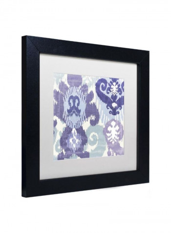 Blue Curry I Wall Art White/Blue 11 x 11inch