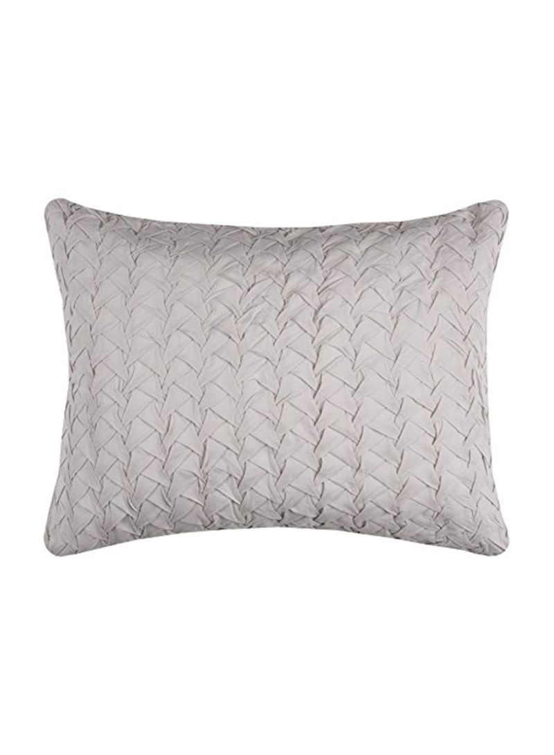 Cotton Pillow Sham Grey 20x36inch