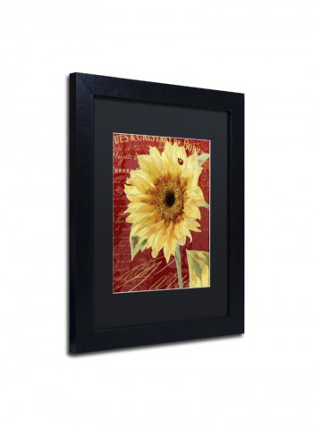 Ete Lady Bug Framed Wall Art Multicolour 11 x 14inch