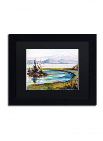 Friday Evening Framed Wall Art Multicolour 11 x 14inch