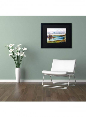 Friday Evening Framed Wall Art Multicolour 11 x 14inch