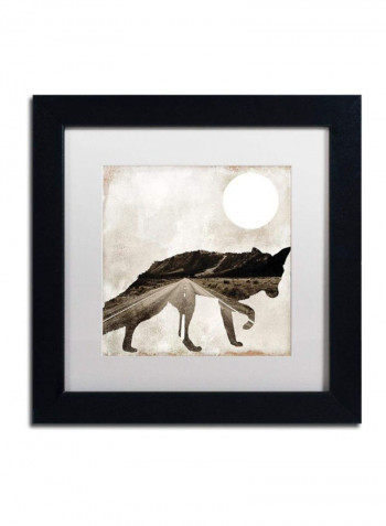 Going Wild II Framed Wall Art Multicolour 11 x 11inch