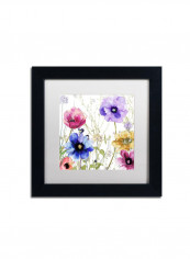 Summer Diary Ii Framed Wall Art Multicolour 11 x 11inch