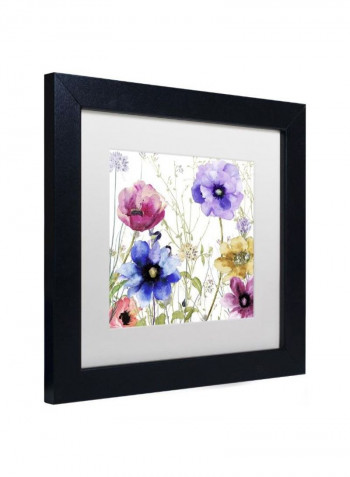 Summer Diary Ii Framed Wall Art Multicolour 11 x 11inch