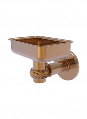 Continental Collection Wall Mounted Soap Dish Brown
