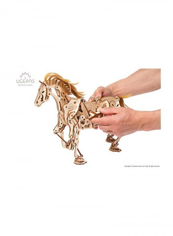 Horse Automata Wooden Model