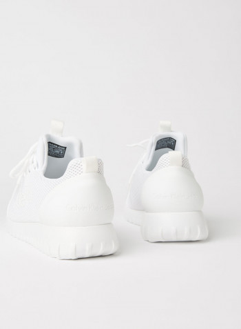 Lace-Up Runner Sneakers Bright White