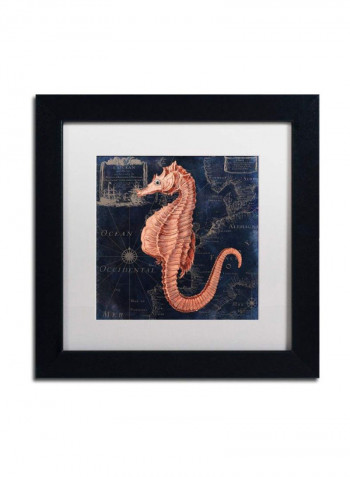 Maritime Blues I Wall Art Multicolour 11 x 11inch