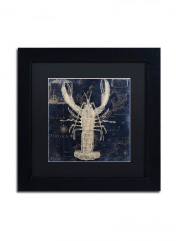 Maritime Blues Ii Wall Art Multicolour 11 x 11inch