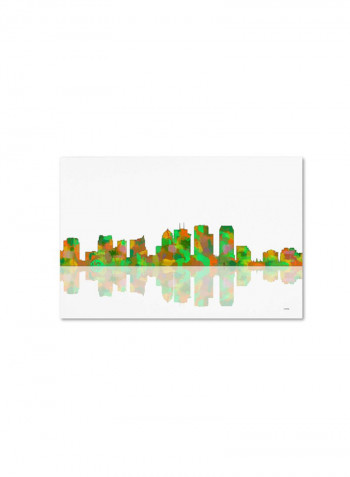 Sydney Australia Skyline Ii Canvas Wall Art Multicolour 16 x 24inch