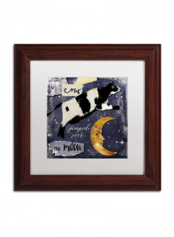 Childhood I Wooden Framed Wall Art Multicolour 11 x 11inch