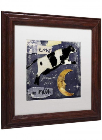 Childhood I Wooden Framed Wall Art Multicolour 11 x 11inch