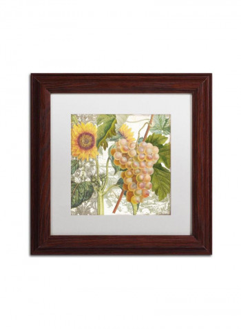 Dolcetto IV Wooden Framed Wall Art Multicolour 11 x 11inch