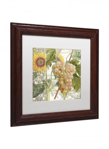 Dolcetto IV Wooden Framed Wall Art Multicolour 11 x 11inch