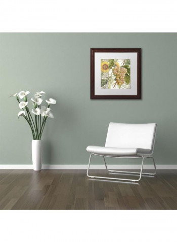 Dolcetto IV Wooden Framed Wall Art Multicolour 11 x 11inch