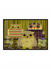 Fall Wisdom Owl Indoor/Outdoor Mat Multicolour 16 x 24inch