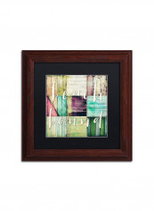 Beach Bound Wooden Frame Wall Art Multicolour 11 x 11inch