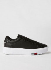 Cupsole Flatform Sneakers Black