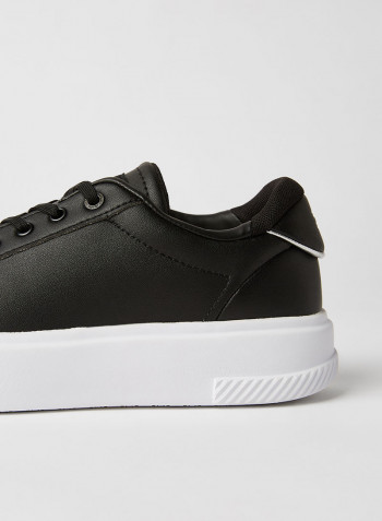 Cupsole Flatform Sneakers Black
