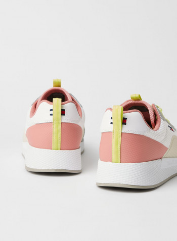 Knit Panel Sneakers Sterling Grey