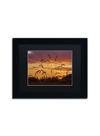 Weeds Acrylic Wall Art Multicolour 11 x 14inch