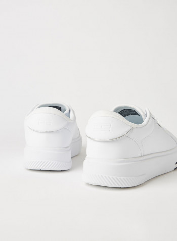 Cupsole Flatform Sneakers White