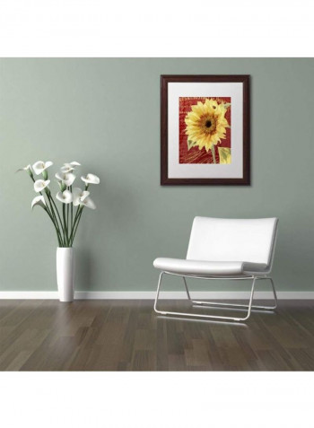 Ete Lady Bug Wooden Framed Wall Art Multicolour 11 x 14inch