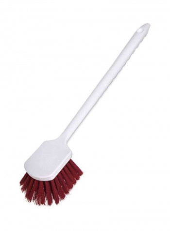 Sparta Utility Scrub Brush White/Red 20x3inch