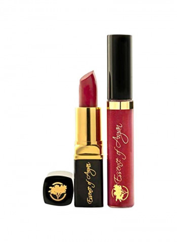 2-Piece Argan Oil Lipstick Set Red