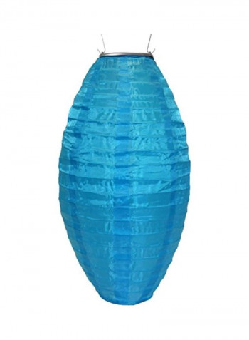Led Outdoor Solar Lantern Blue 7x15x7inch