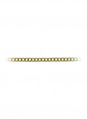 Metallic Chain Trim Gold