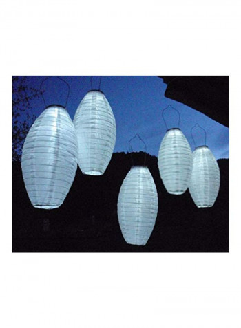 Original Soji Solar Lantern White 7.5x7.5x1inch