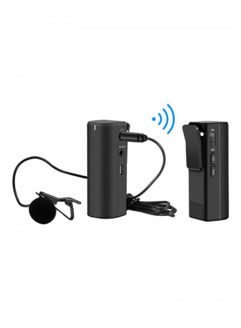 Portable Wireless Microphone LU-D8118 Black