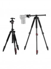 4 Section Extendable Aluminum Alloy Camera Video Tripod black