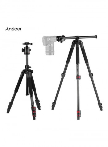 4 Section Extendable Aluminum Alloy Camera Video Tripod black