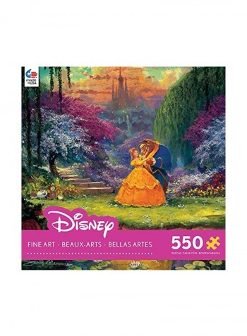 550-Piece Disney Fine Art Beauty And The Beast Garden Waltz Jigsaw Puzzle 2318-1
