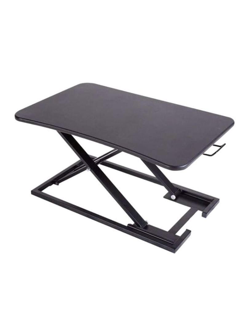 Height Adjustable Converter Sit To Stand Up Desk Black