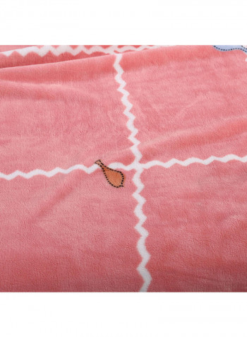 Multifunctional Plaid Pattern Casual Blanket Cotton Multicolour 200x230centimeter