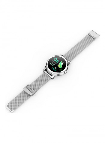 SMA-R2 Smart Watch Round Silver