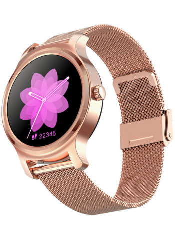 SMA-R2 Smart Watch  With Call Reminder Gold