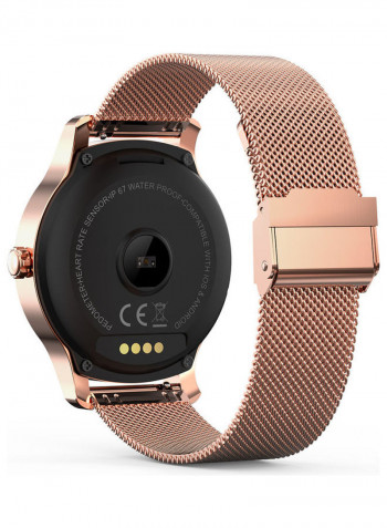 SMA-R2 Smart Watch  With Call Reminder Gold