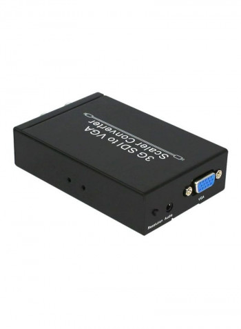 3G SDI To VGA Scaler Converter Black