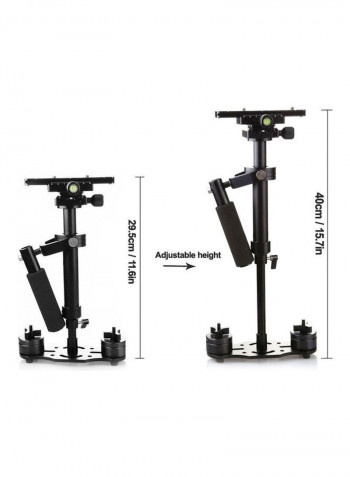 Aluminum Alloy Camera Stabilizer Black
