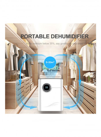 European Standard Small Household Dehumidifier H37132S-EU-KM Silver